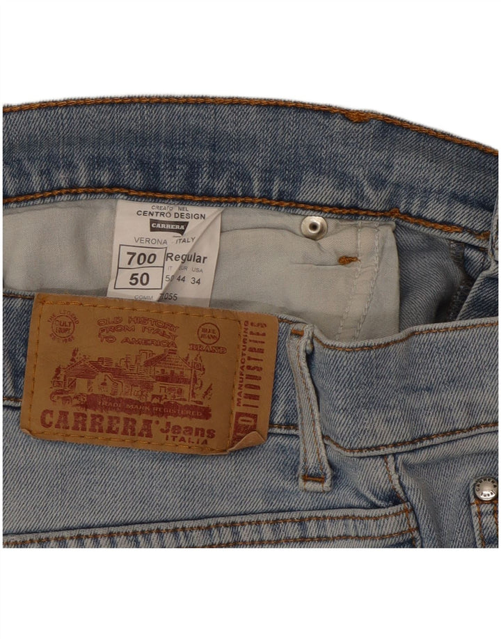 Carrera Mens 700 Denim Shorts IT 50 Large W34 Blue Cotton