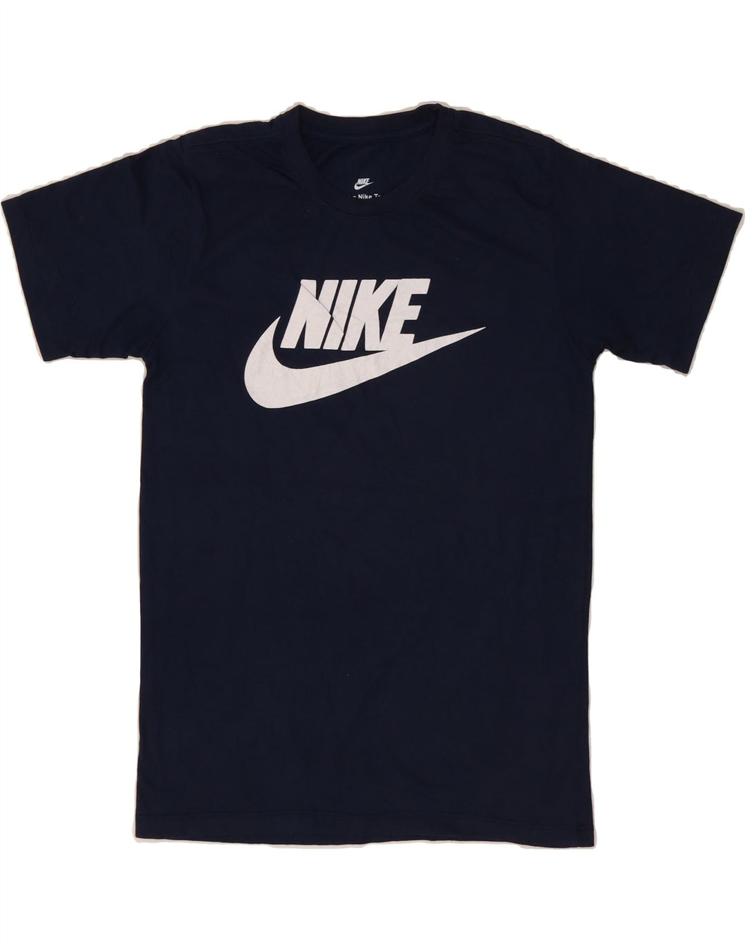 NIKE Mens Graphic T-Shirt Top Medium Navy Blue Cotton Vintage Nike and Second-Hand Nike from Messina Hembry 