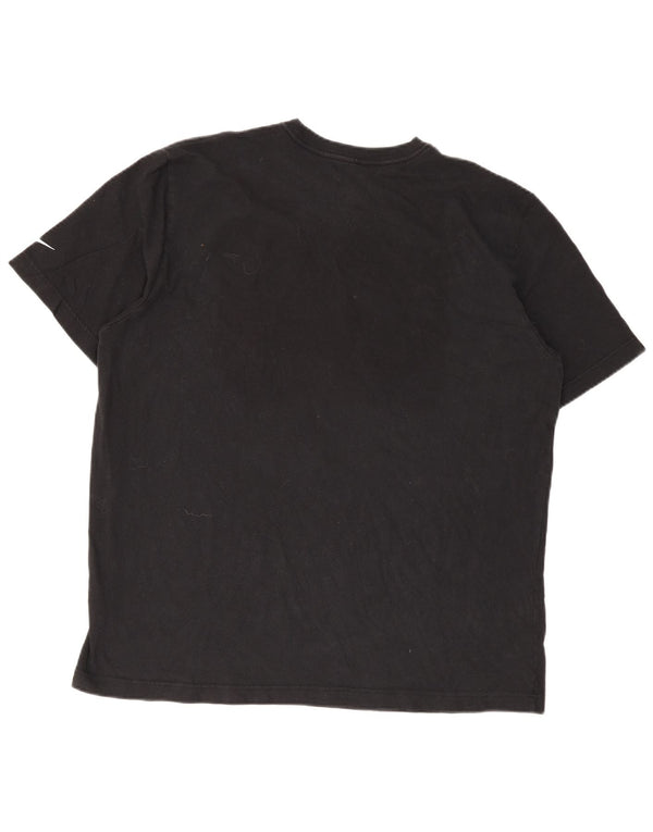 T-shirt grafica Nike Carolina Panthers Regular Fit da uomo XL in cotone nero