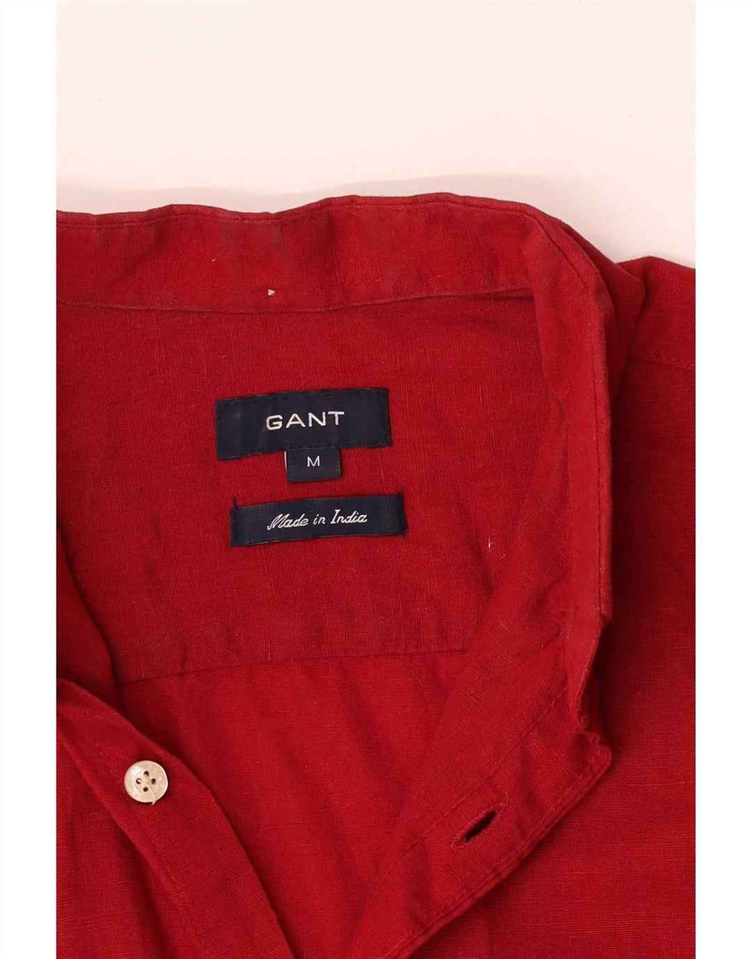 Gant Mens Shirt Medium Red