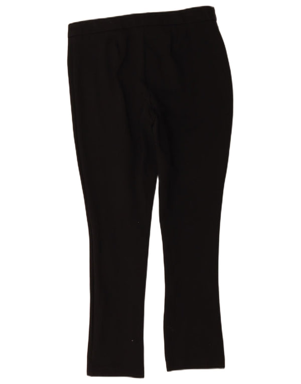 Marks & Spencer Womens Skinny Casual Trousers UK 12 Medium W32 L29 Black