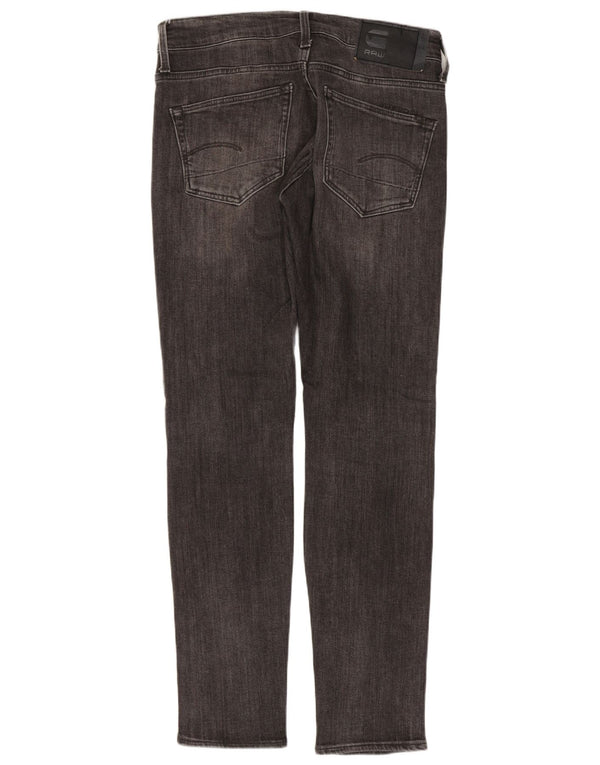 G-Star Mens 3301 Skinny Jeans W28 L30 Grey Cotton