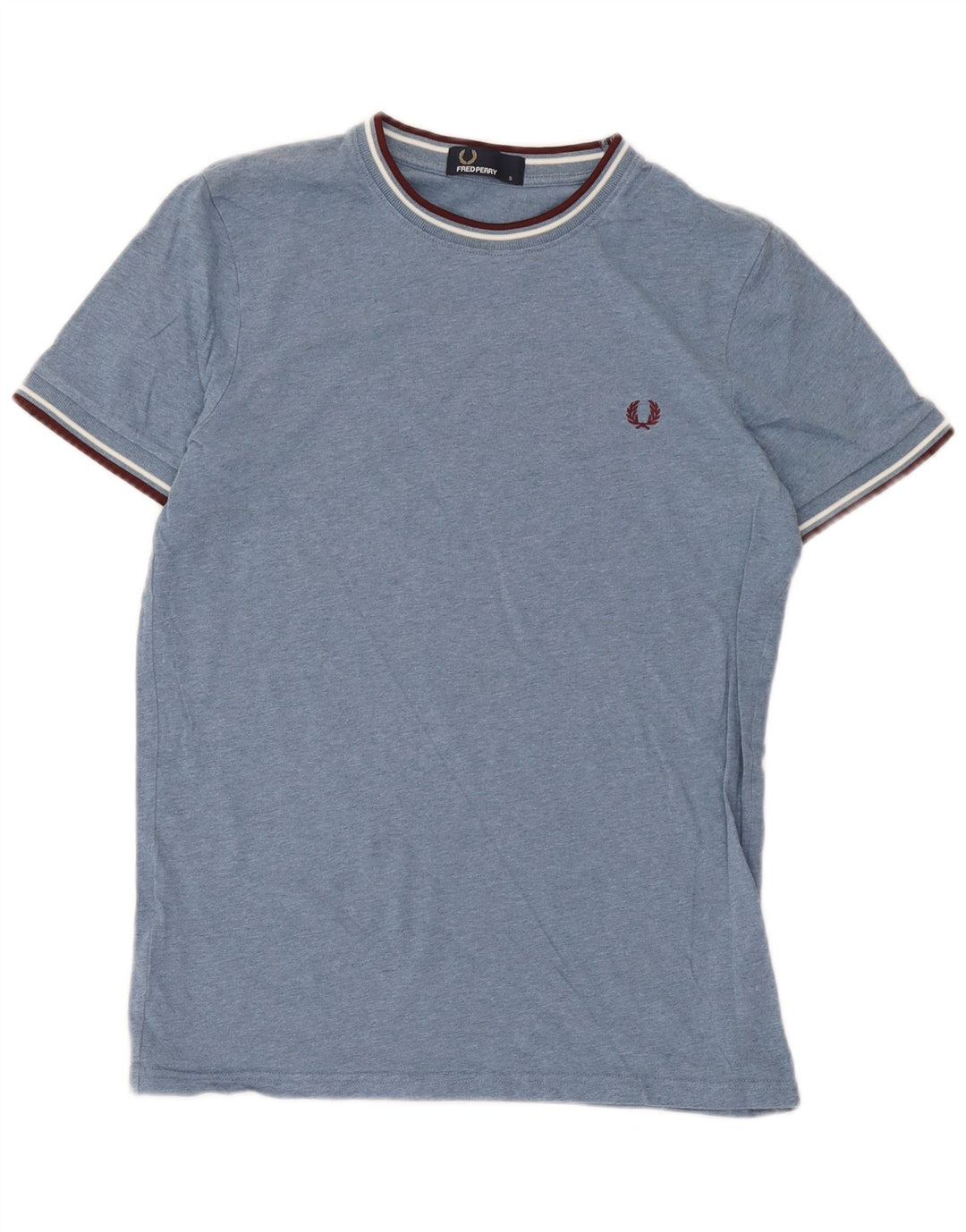 Fred Perry Camiseta Hombre Top Small Azul Algodón