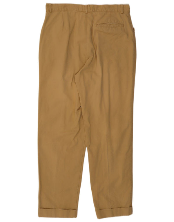 Boden Mens Straight Casual Trousers W34 L30 Beige
