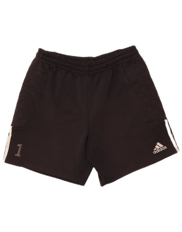 Adidas Mens Climalite Sport Shorts Medio Negro Rayas Poliéster
