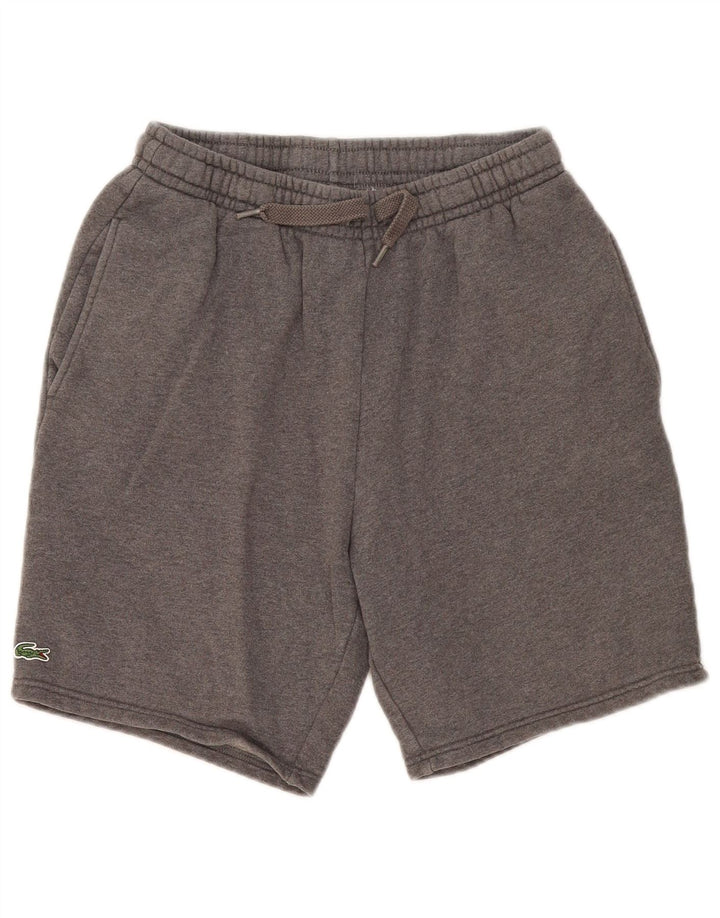 Lacoste Herre Sportshorts Størrelse 4 Medium Grey Flecked Bomuld