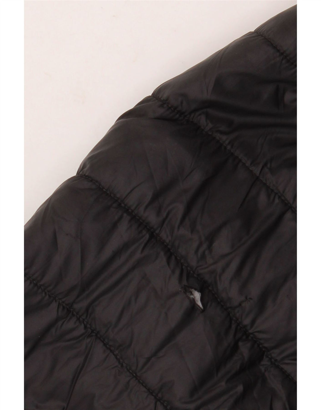 ZARA Mens Padded Jacket UK 44 2XL Black Nylon
