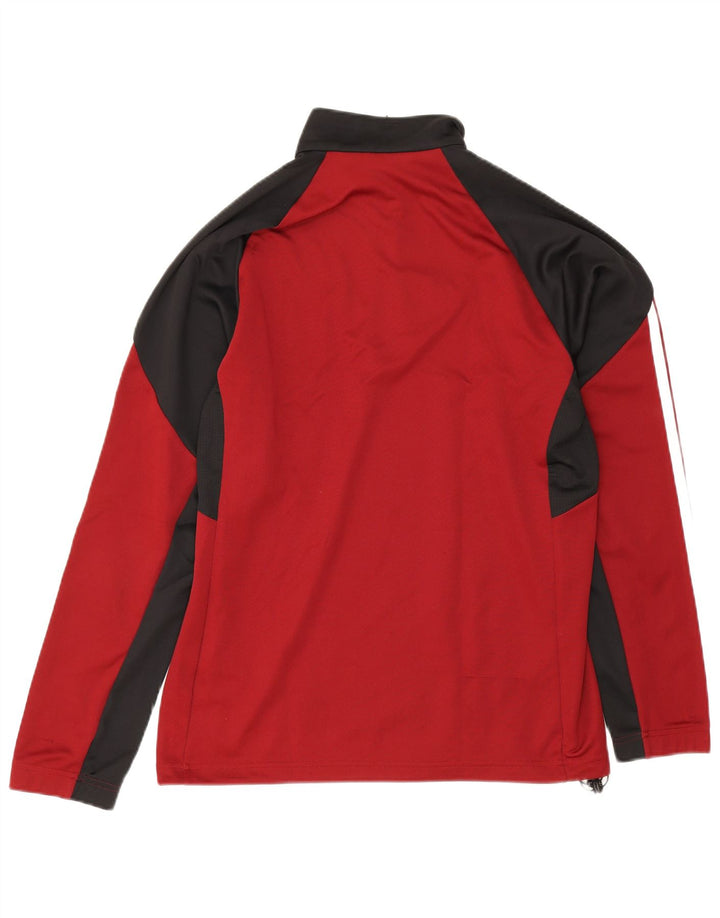 Adidas Herre Climacool Grafisk Top Langærmet Medium Rød Colourblock