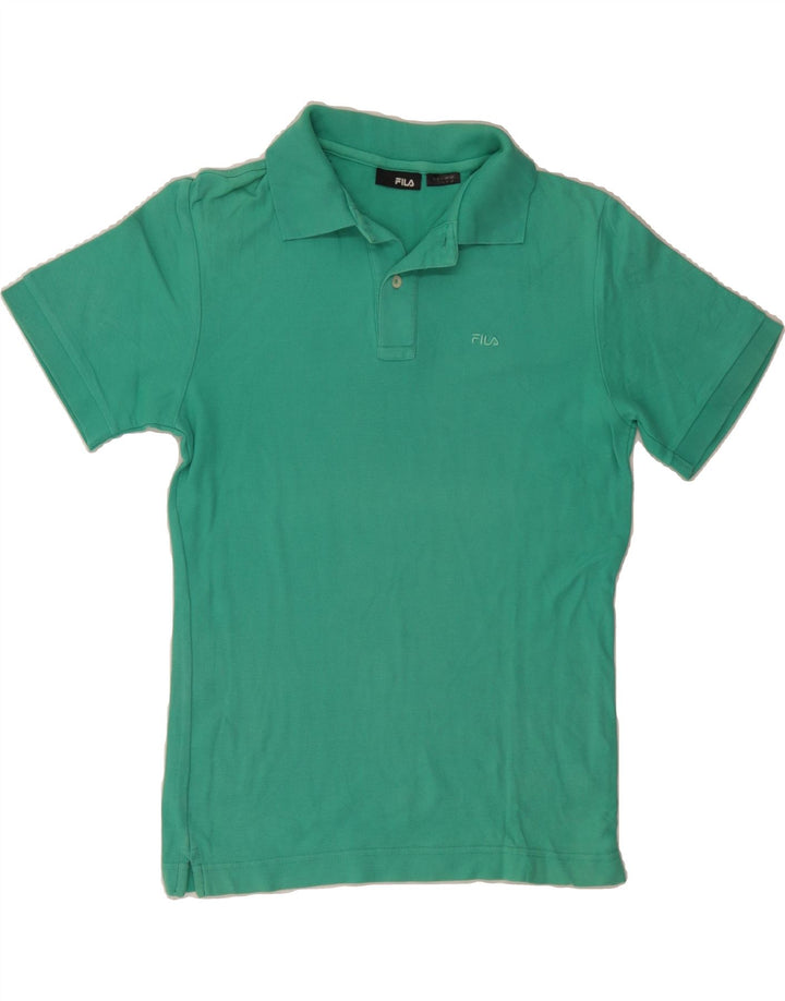 FILA Mens Polo Shirt Small Green Cotton Vintage Fila and Second-Hand Fila from Messina Hembry 