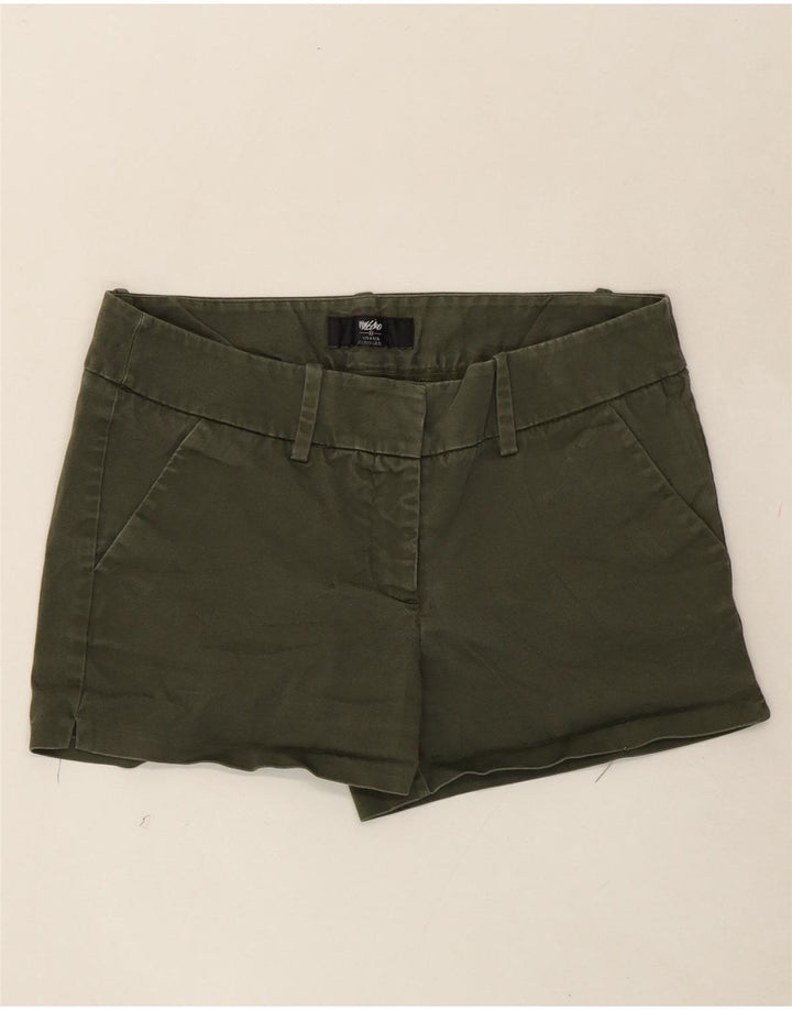 MOSSIMO Womens Chino Shorts US 4 Small W30  Green Cotton Vintage Mossimo and Second-Hand Mossimo from Messina Hembry 