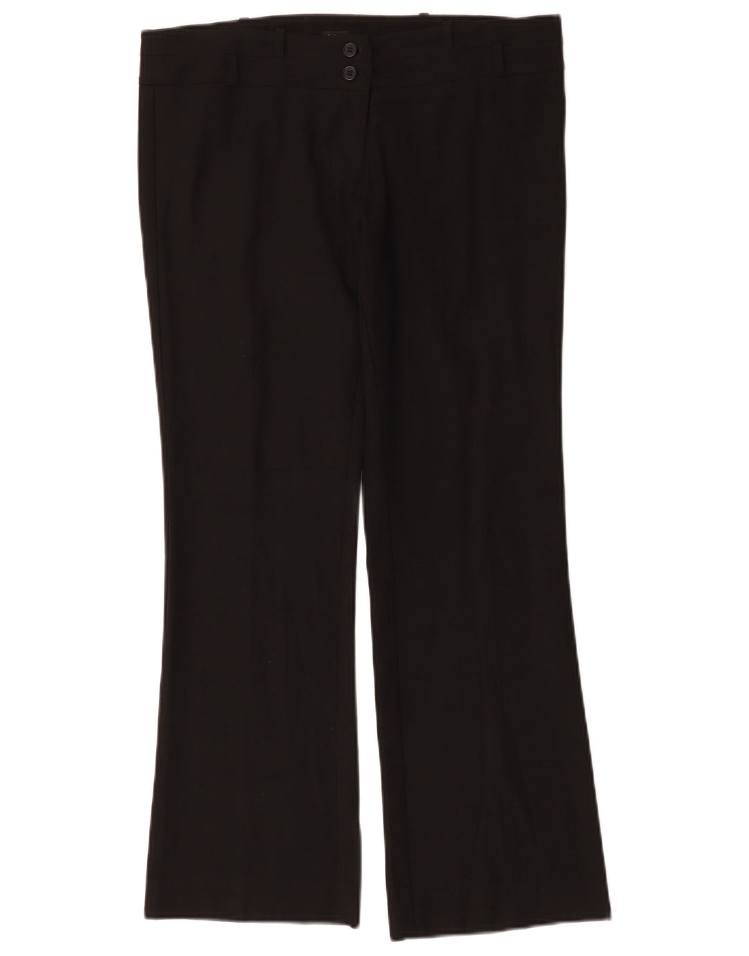 Oasis Dame Bootcut Casual Bukser UK 12 Medium W34 L29 Sort Polyester