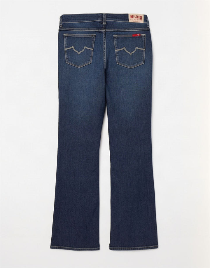 Mustang Jeans Bootcut Mujer W32 L32 Algodón Azul Marino