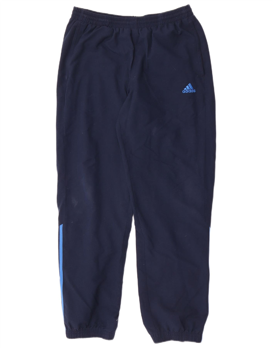 Adidas Mens Tracksuit Trousers Joggers Large Navy Blue Polyester