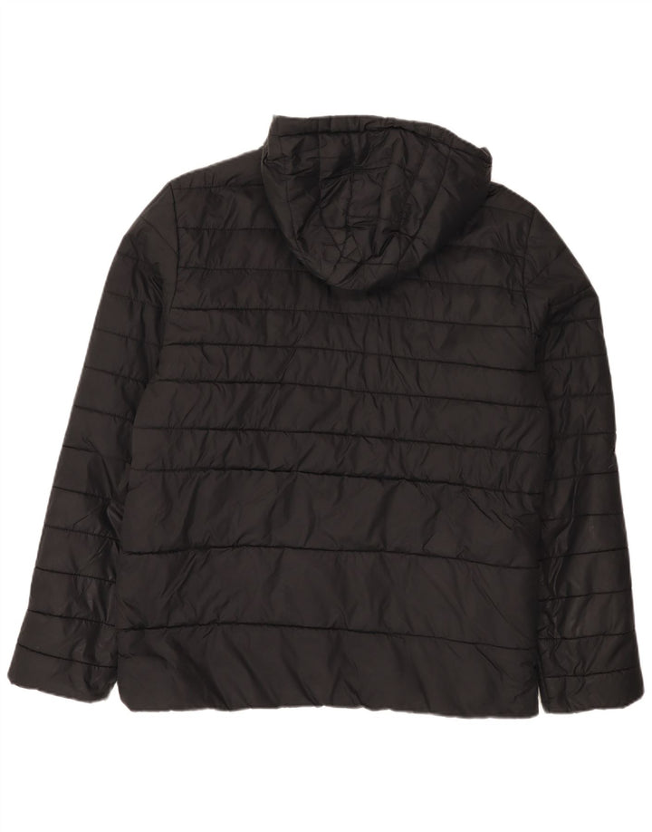 Jack & Jones Herre hættepolstret jakke UK 40 Large Black