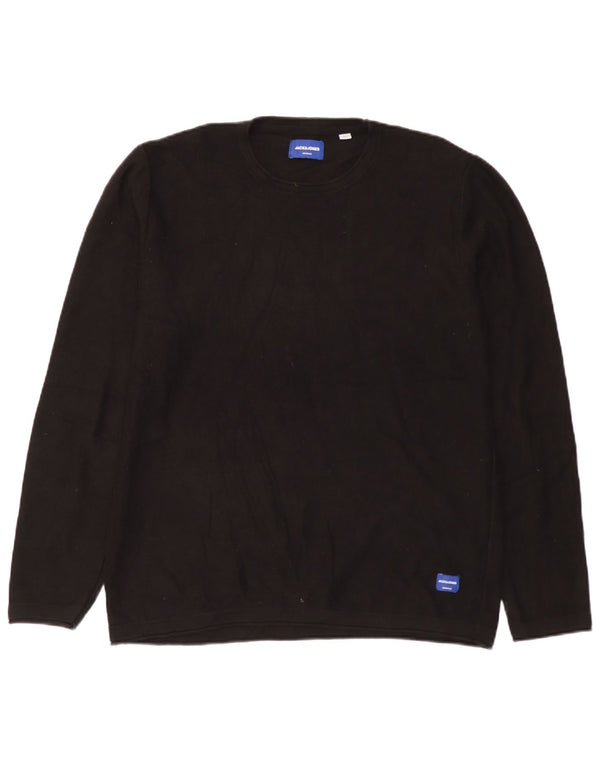 Jack & Jones Jersey De Cuello Redondo Hombre XL Negro Algodón