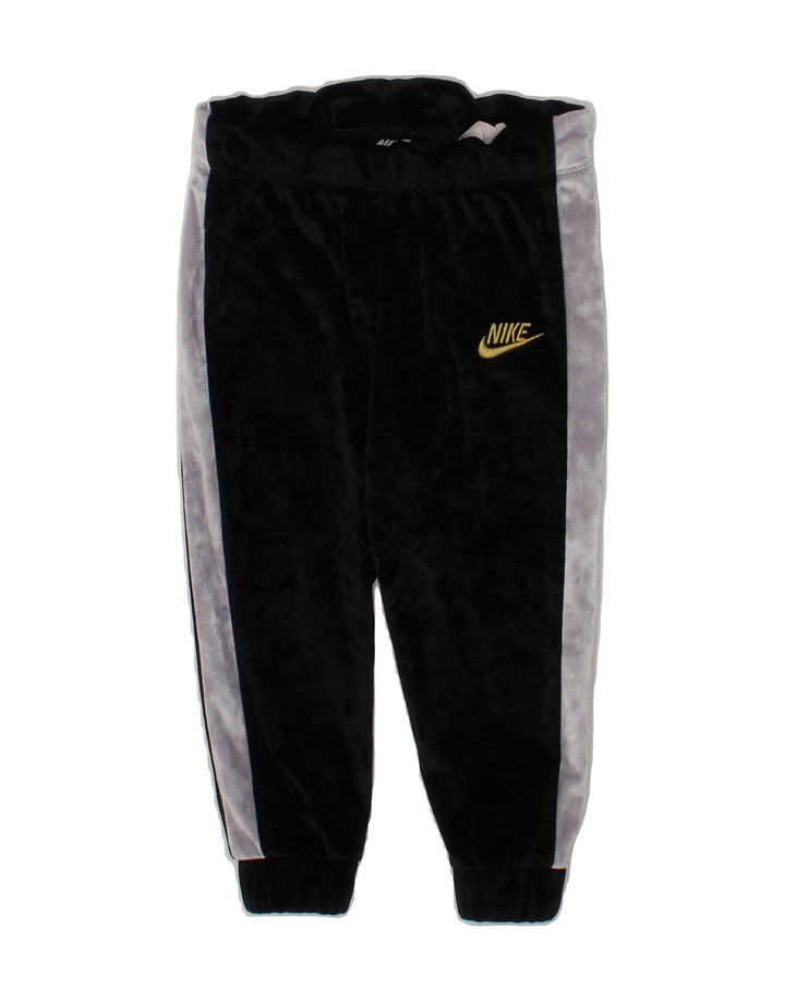 NIKE Baby Boys Full Tracksuit 12-18 Months  Black Colourblock Polyester Vintage Nike and Second-Hand Nike from Messina Hembry 