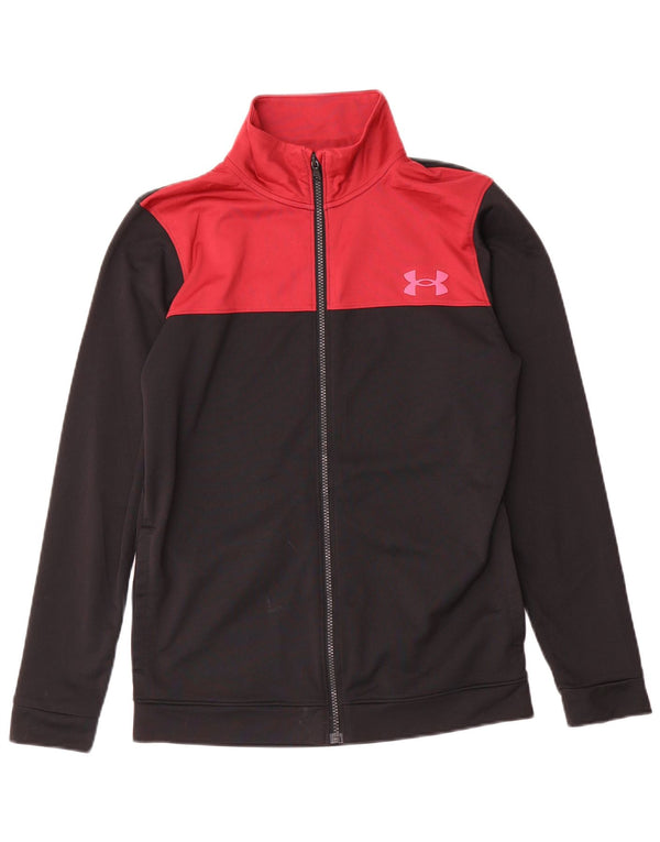 Under Armour Veste de survêtement pour homme Small Noir Colorblock Polyester