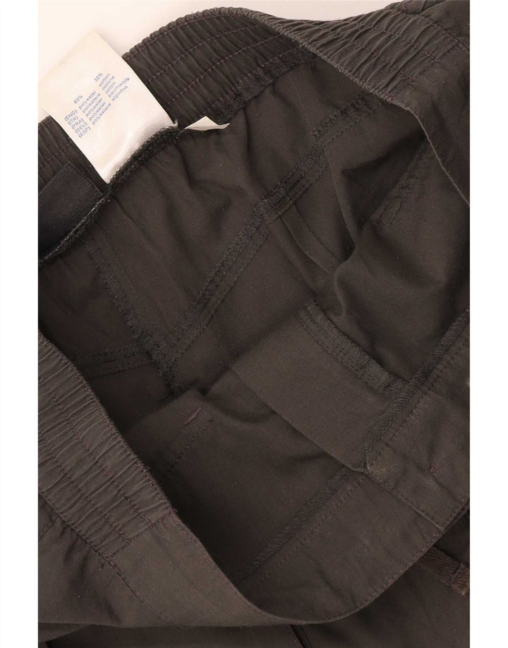 Pantaloni corti da donna Lotto UK 12 Medium W30 L25 Poliestere grigio