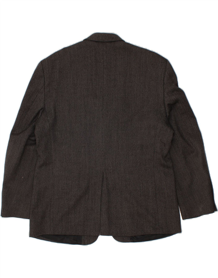 NAUTICA Mens 3 Button Blazer Jacket Size 43 XL Grey Wool Vintage Nautica and Second-Hand Nautica from Messina Hembry 