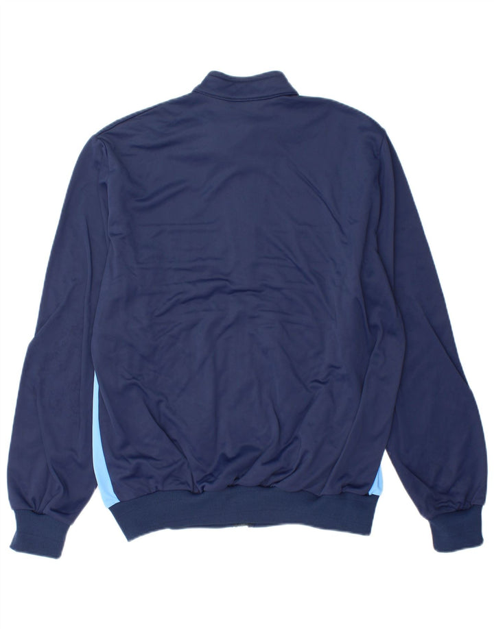 CAMPAGNOLO Mens Tracksuit Top Jacket IT 48 Medium Navy Blue Colourblock