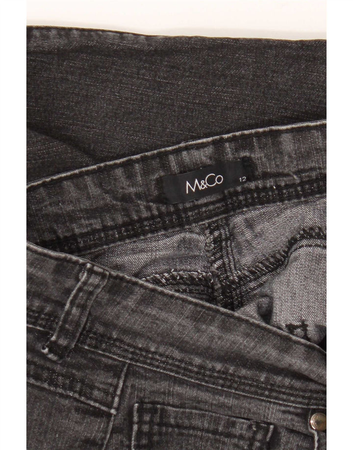 Vaqueros rectos para mujer M&Co UK 12 Medium W30 L30 Gris