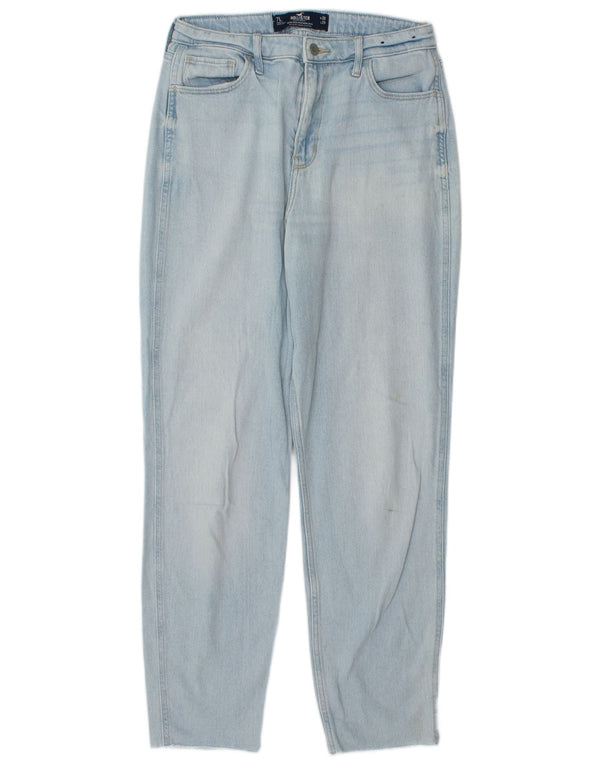Hollister Womens Mom Ultra High-Rise Tapered Jeans W28 L29 Blå Bomuld