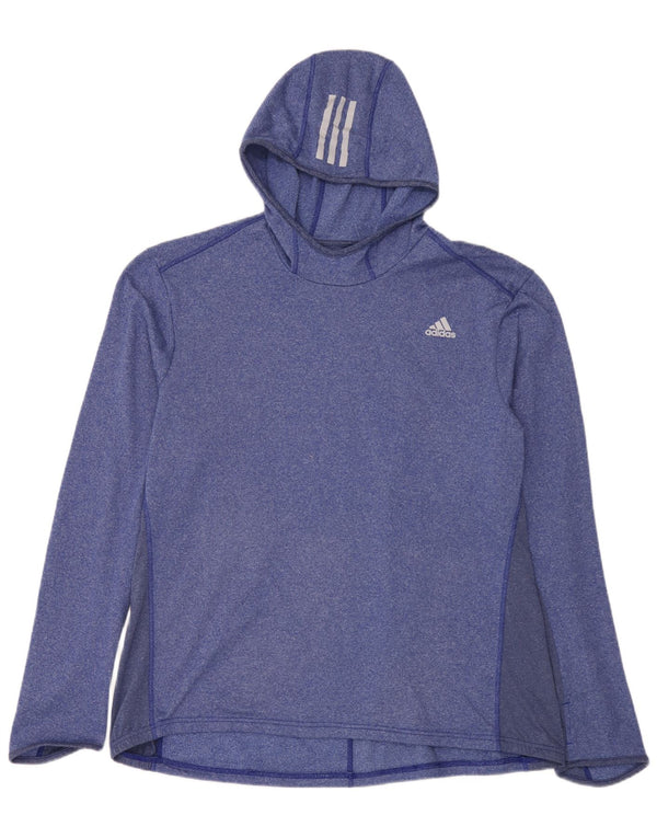 Adidas Herre hættetrøje Langærmet 2XL Blå