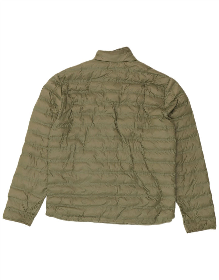 Blauer Mens Padded Jacket UK 42 XL Khaki Polyamide