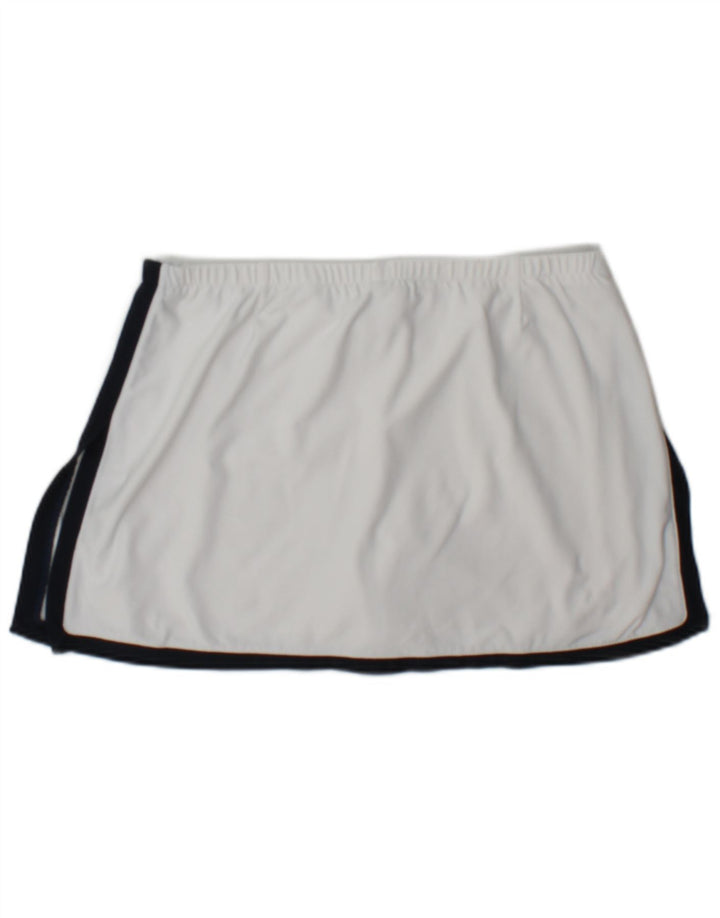 Nike Womens Mini Tennis Skirt US 8/10 Medium White Colourblock Polyester