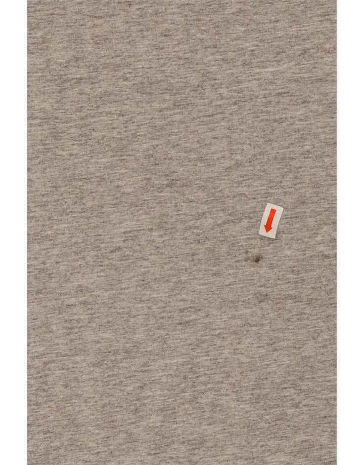 ADIDAS Womens Graphic T-Shirt Top EU 38 Medium Grey Cotton Vintage Adidas and Second-Hand Adidas from Messina Hembry 