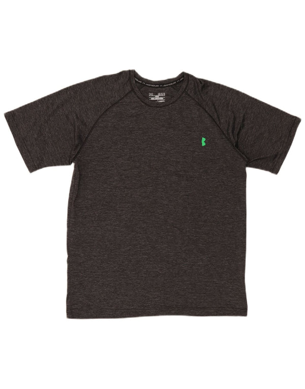 Under Armour Mens Heat Gear póló felső nagy, szürke foltos