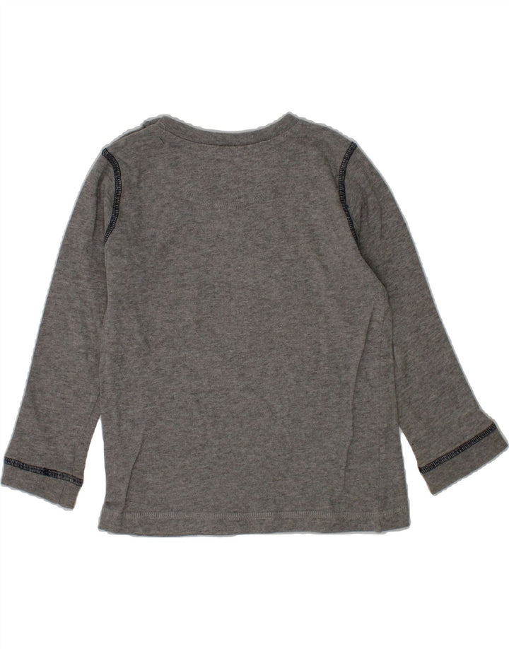 CHAMPION Boys Graphic Top Long Sleeve 2-3 Years Grey Vintage Champion and Second-Hand Champion from Messina Hembry 
