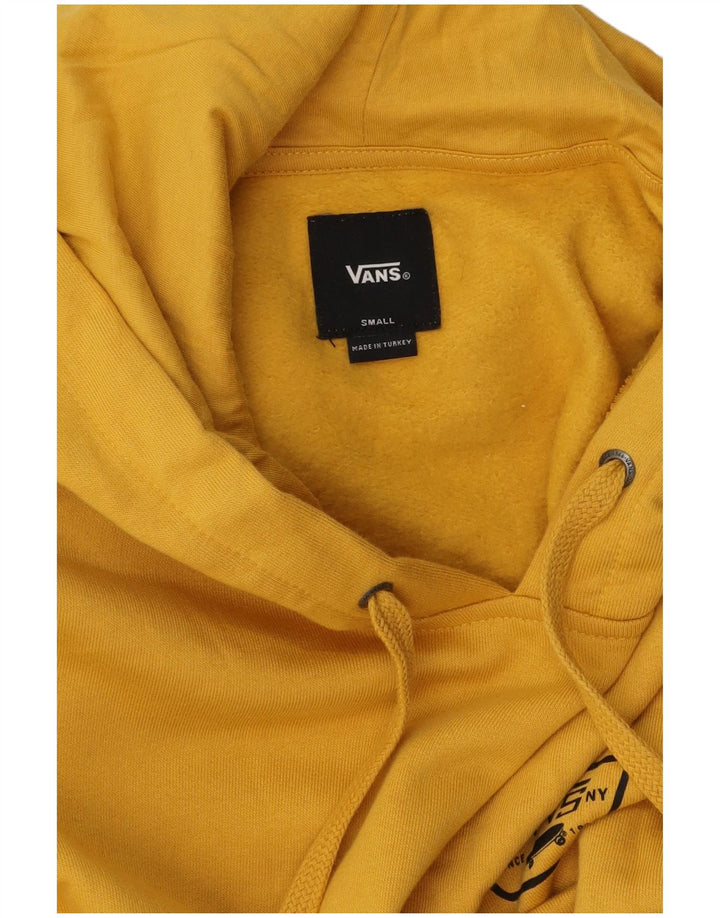 Vans Mens Graphic Hoodie Jumper Small Yellow