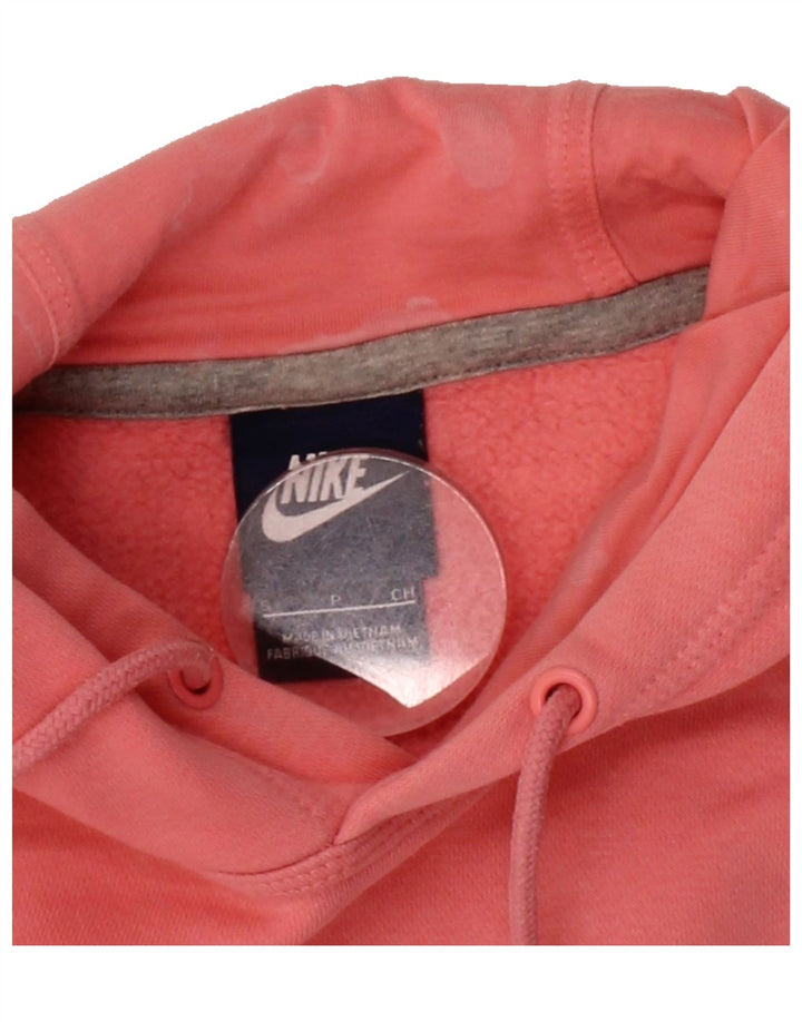 NIKE Mens Hoodie Jumper Small Pink Vintage Nike and Second-Hand Nike from Messina Hembry 