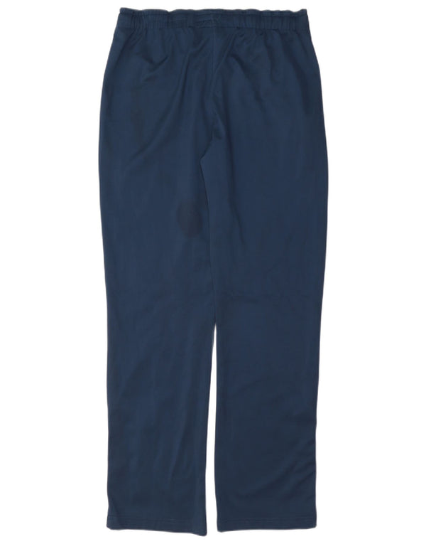 Pantaloni da tuta da uomo Asics medi in poliestere blu navy