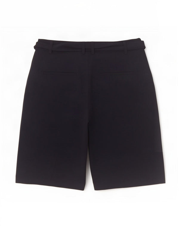 Marks & Spencer Womens High Waist Chino Shorts UK 8 Small W27 Navy Blue