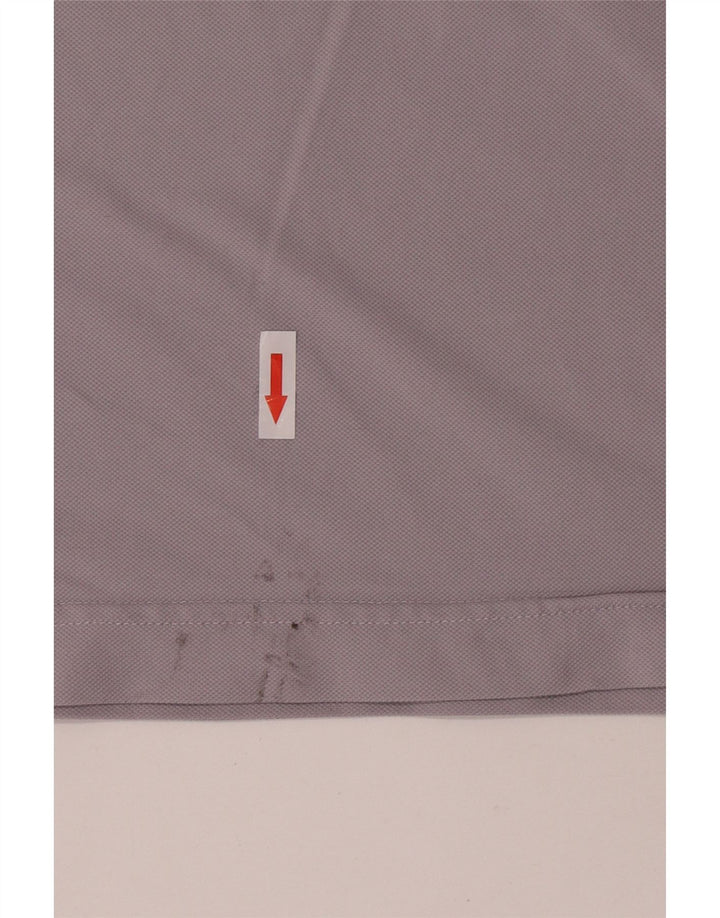 Chervo Mens Polo Shirt UK 40 Medium Purple Polyamide
