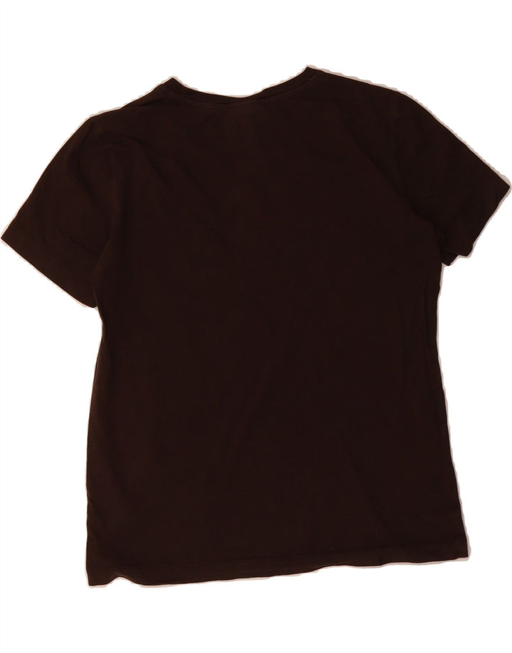 CHAMPION Womens T-Shirt Top UK 12 Medium Brown Vintage Champion and Second-Hand Champion from Messina Hembry 
