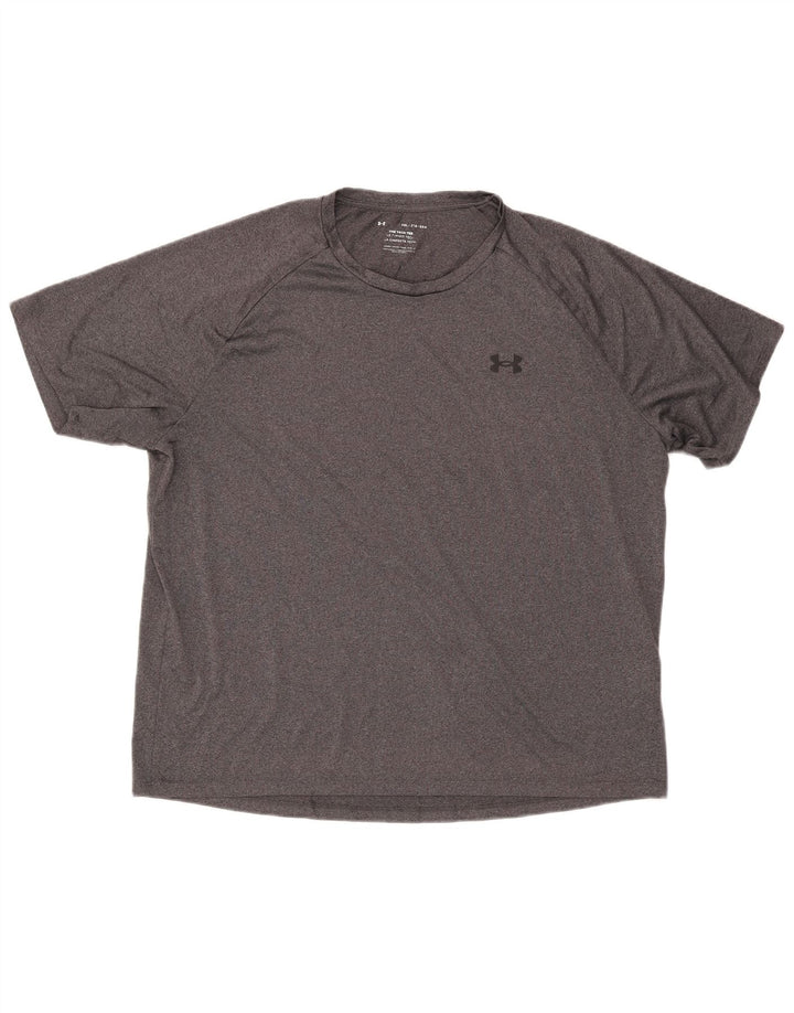T-shirt da uomo Under Armour Top 2XL poliestere grigio