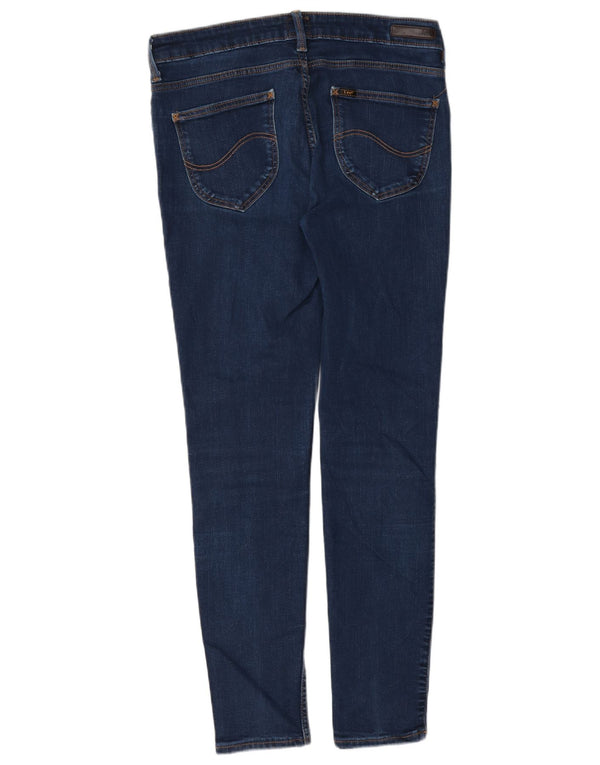 Lee Damen Scarlett Skinny Jeans W31 L31 Blaue Baumwolle