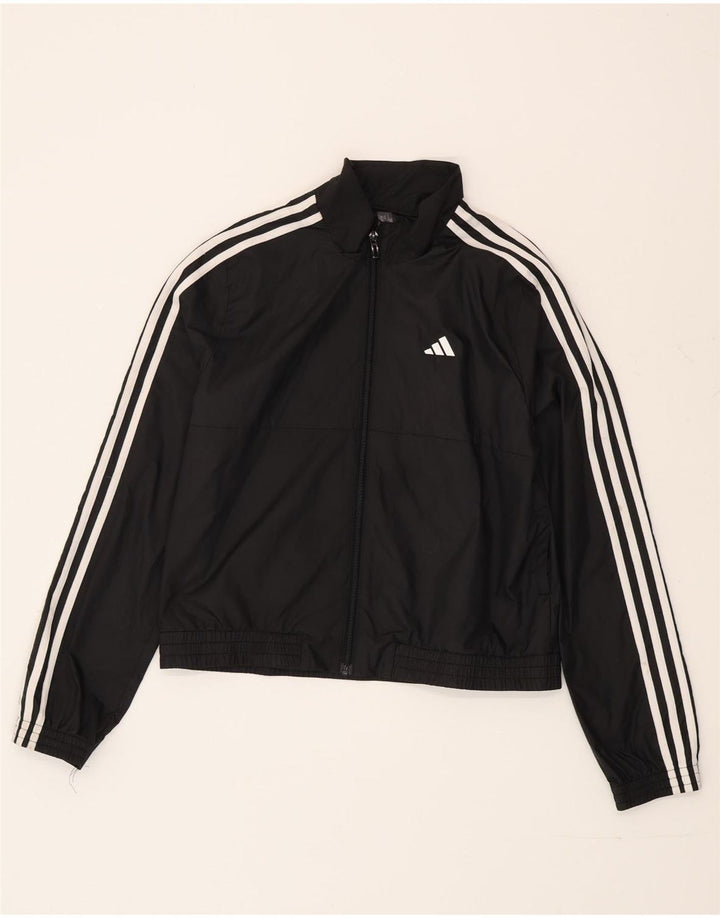 Giacca Top Tuta Adidas Bambina 14-15 Anni Poliestere Nera