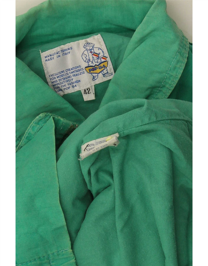 Giubbotto bomber uomo POP 84 IT 42 XL Cotone verde