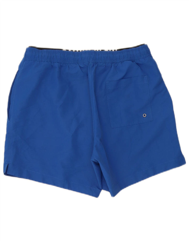 Calvin Klein Herren-Badeshorts mit Grafik, mittelblau, Polyester