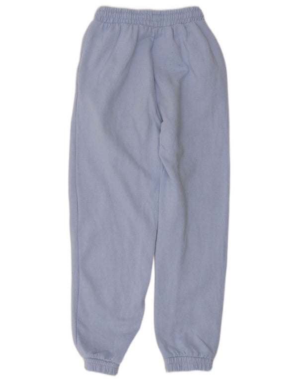 Pantalon de survêtement Zara Femme Joggers UK 8 Small Bleu Polyester