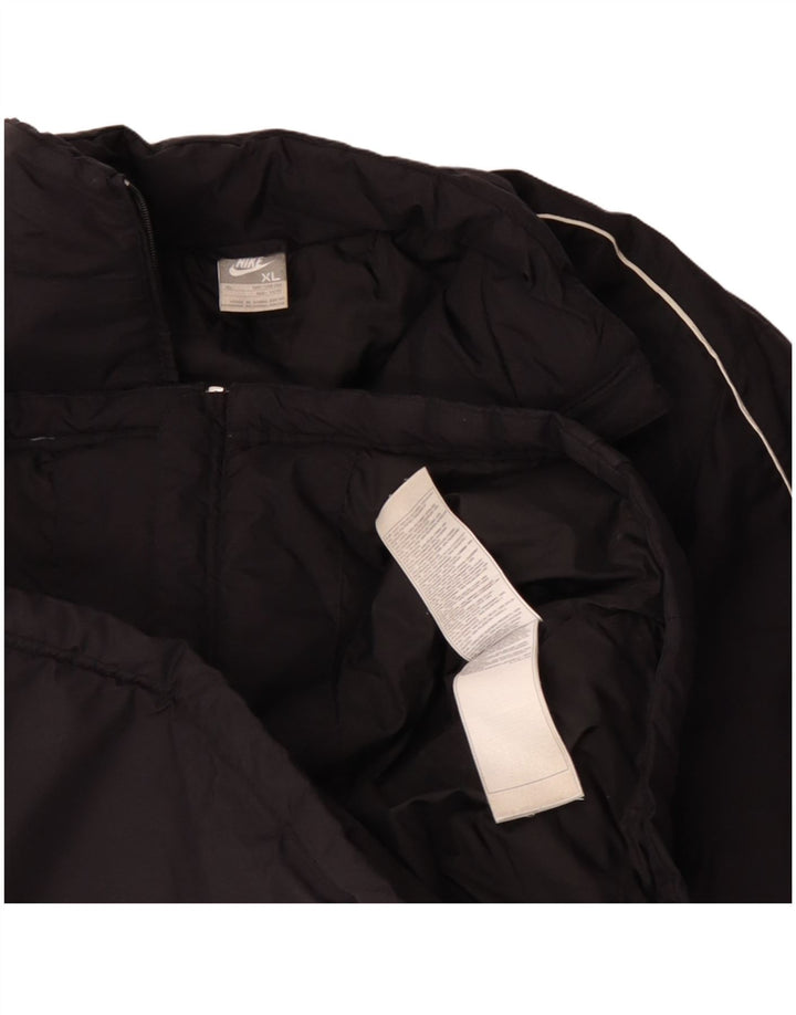 Nike Boys Graphic Padded Jacket 13-14 Years XL Black Polyester