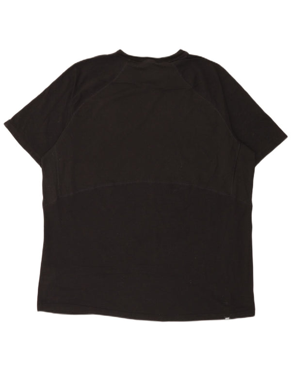 T-shirt da uomo Puma Top 2XL cotone nero