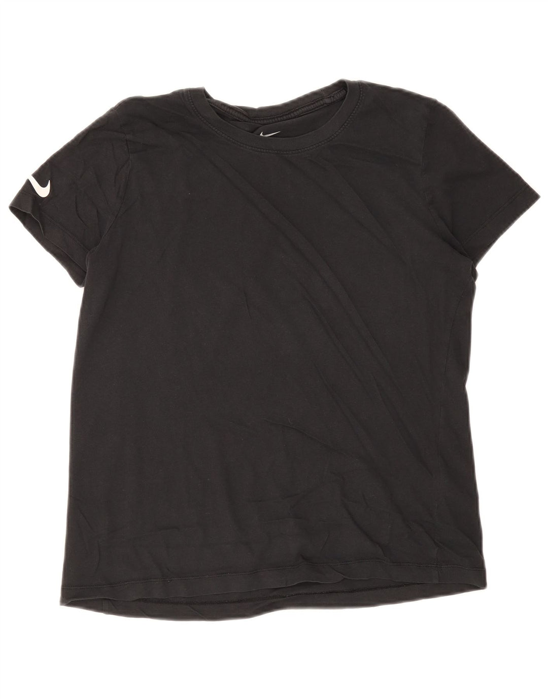 Nike Mens T-Shirt Top Large Black Cotton