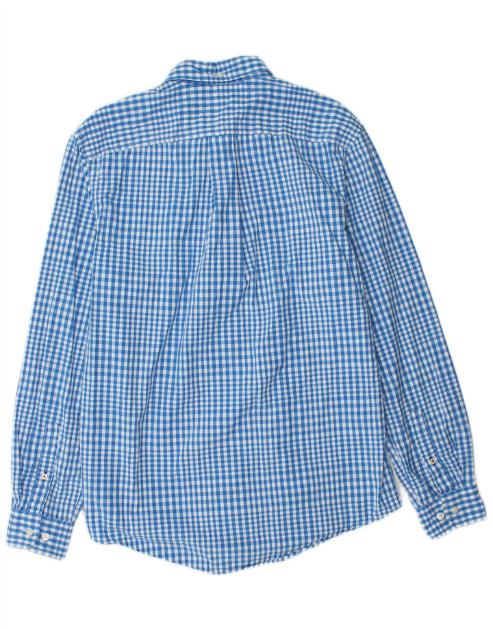Koszula męska TOMMY HILFIGER, bawełniana kratka w kolorze średniego niebieskiego