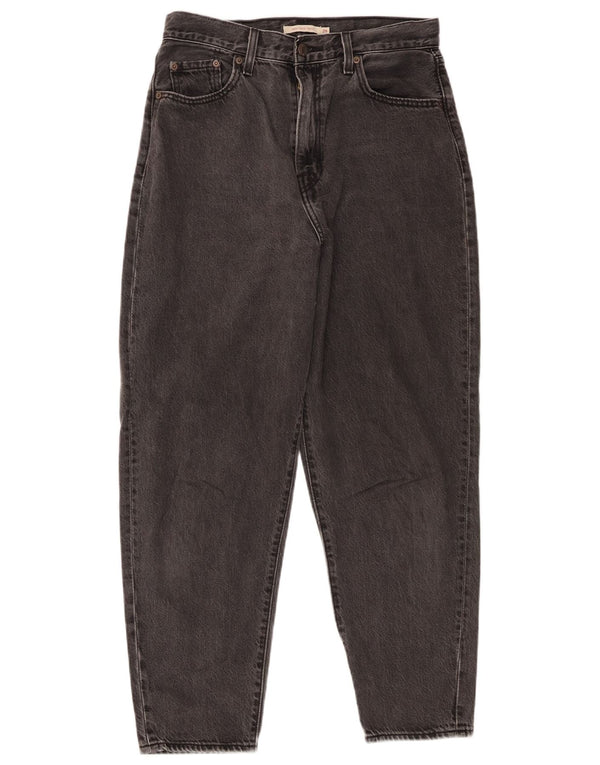 Jeans affusolati a vita alta da donna Levi's W29 L29 in cotone grigio