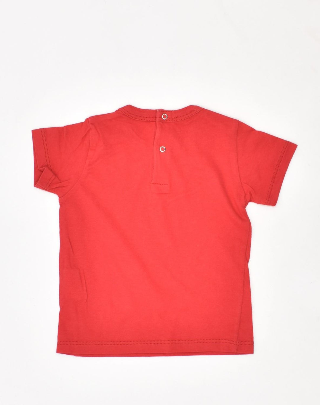 UNITED COLORS OF BENETTON Baby Boys Graphic T-Shirt Top 6-9 Months Red | Vintage | Thrift | Second-Hand | Used Clothing | Messina Hembry 